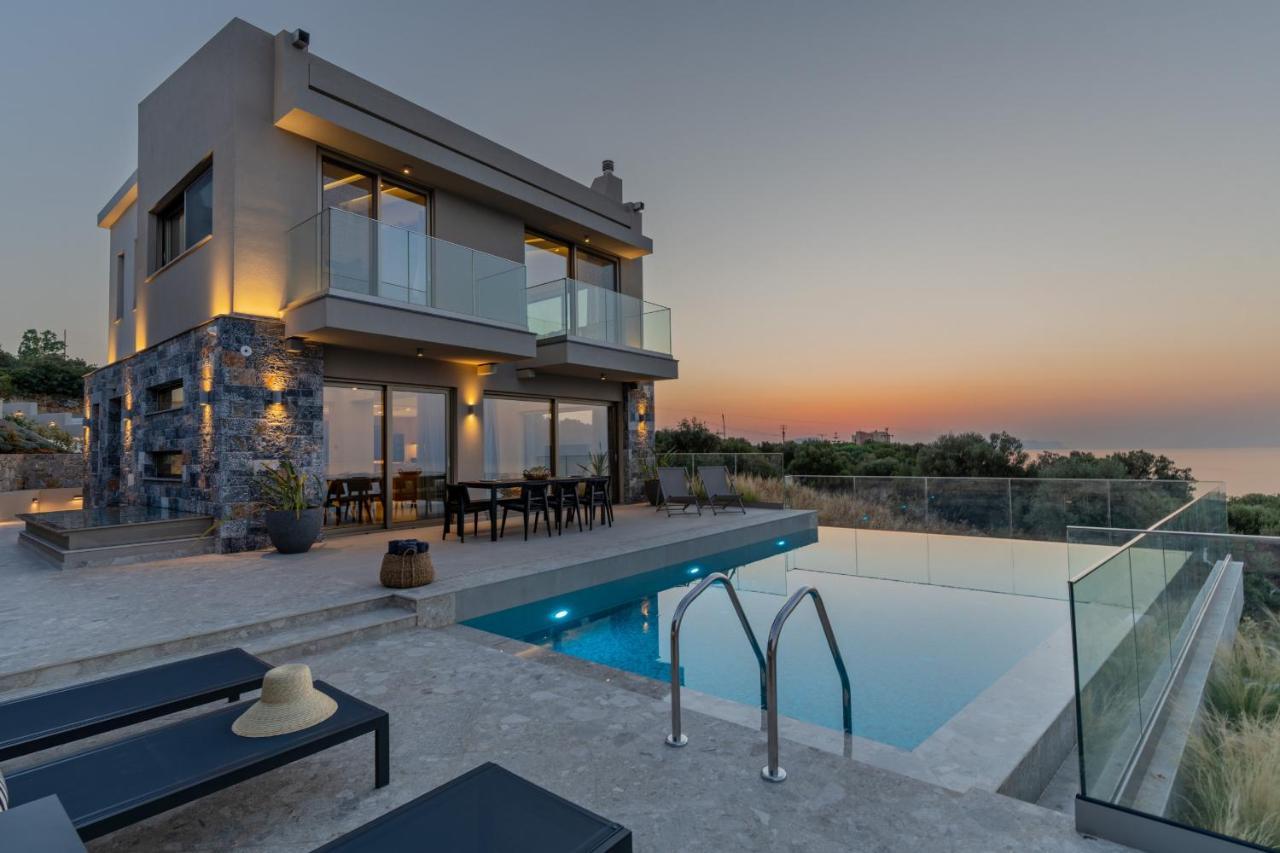 Villa Onyx - With Private Heated Pool Atsipopoulo Exteriör bild